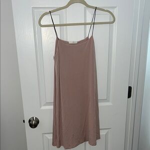 Lush - Blush Pink spaghetti strap flowy mini dress